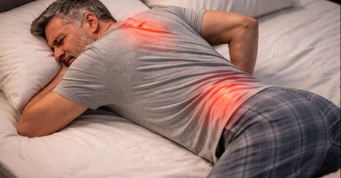 Why Your Back Hurts When You Lay Down at Night image